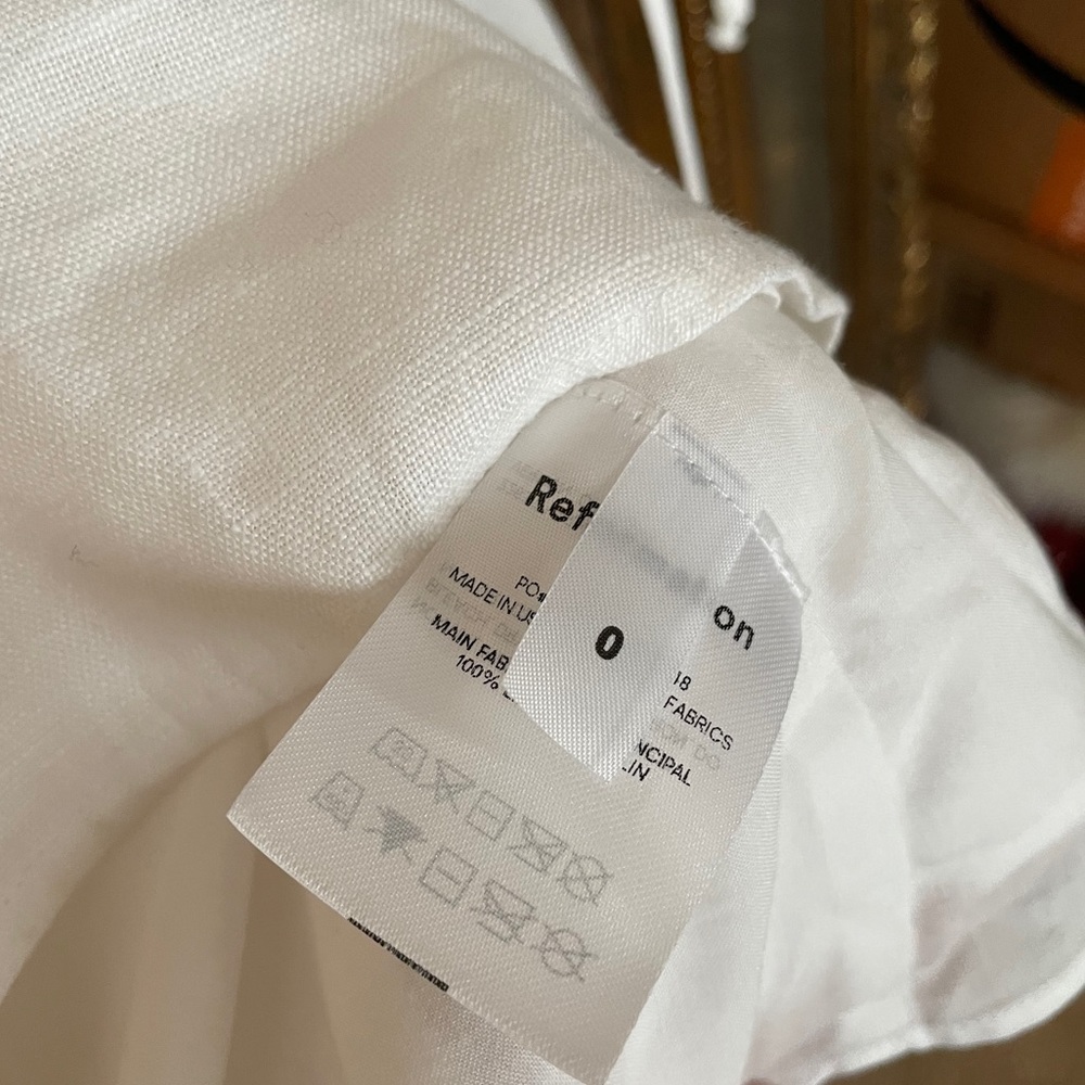 Reformation | Lianne Dress White Linen - Picture 6 of 9